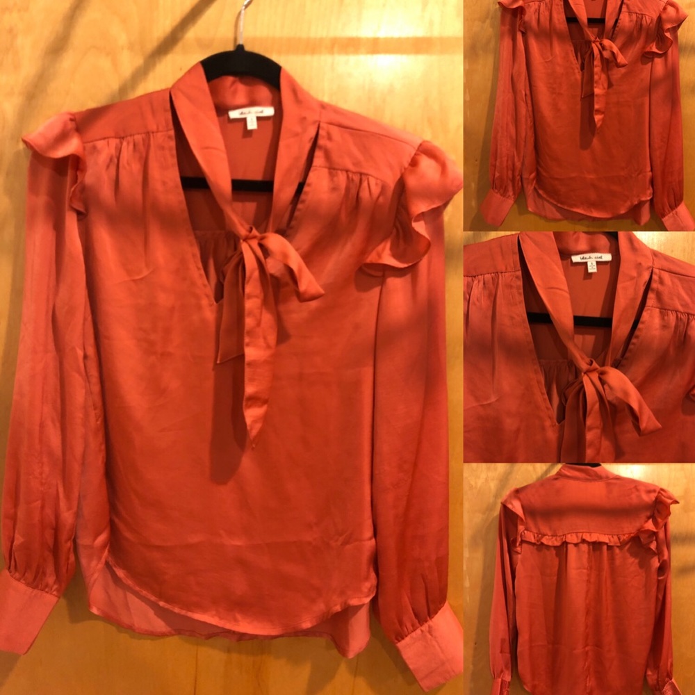 Orange blouse